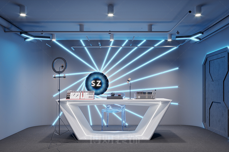 杭州网红直播间设计装修，专业直播间装修公司推荐博妍装饰