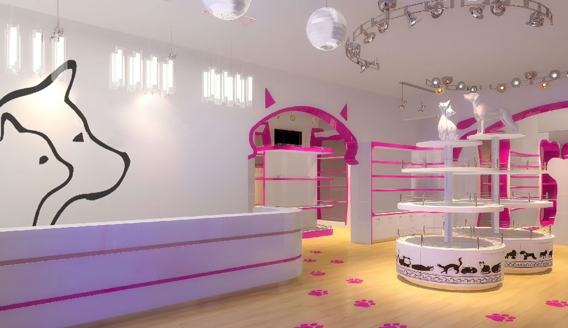 杭州宠物店装修设计，打造温馨的宠物家园