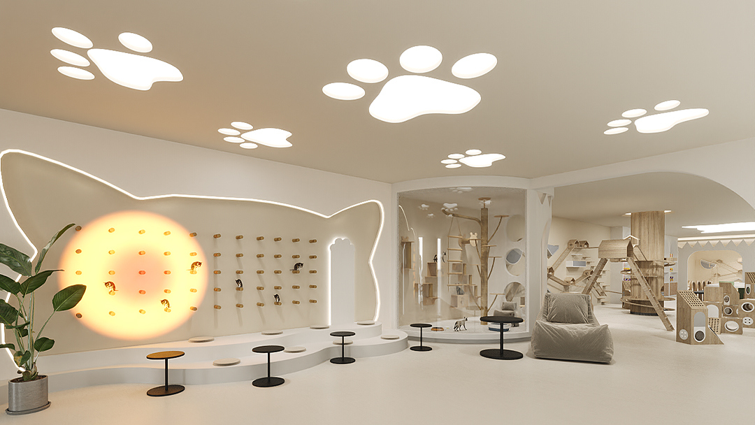 杭州大型宠物店装修设计