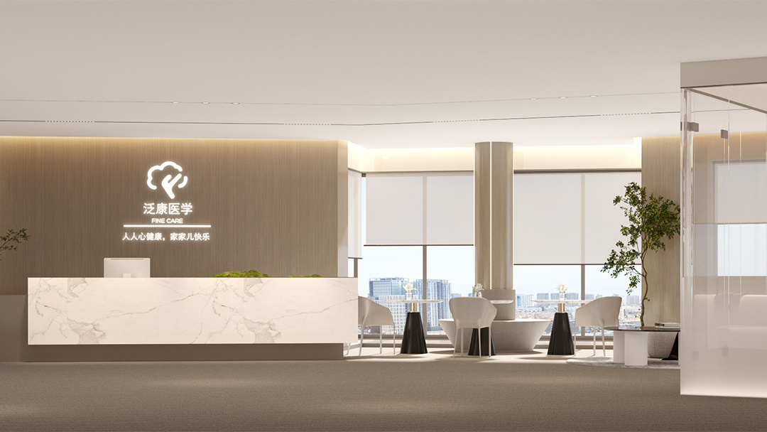 杭州生物医药企业办公室装修设计