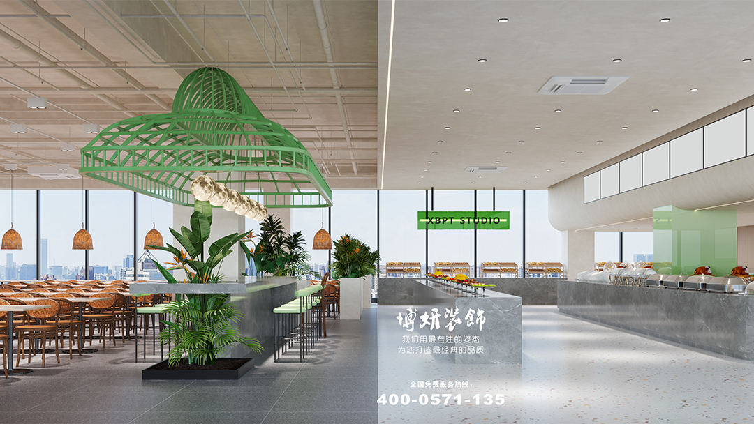 杭州中式餐厅装修设计