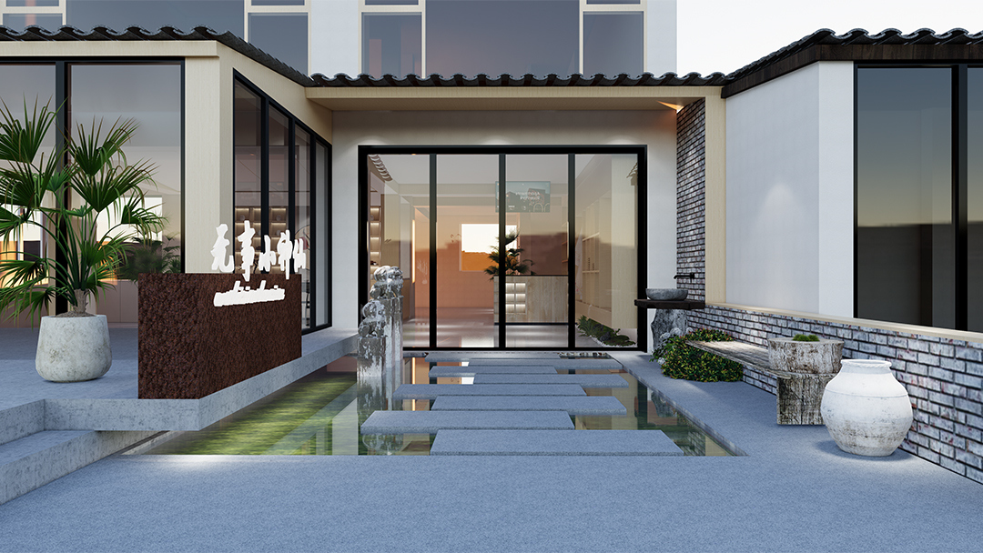 杭州自然主义茶馆设计