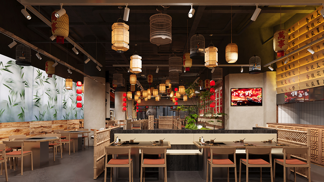 杭州烟火气中餐厅装修设计