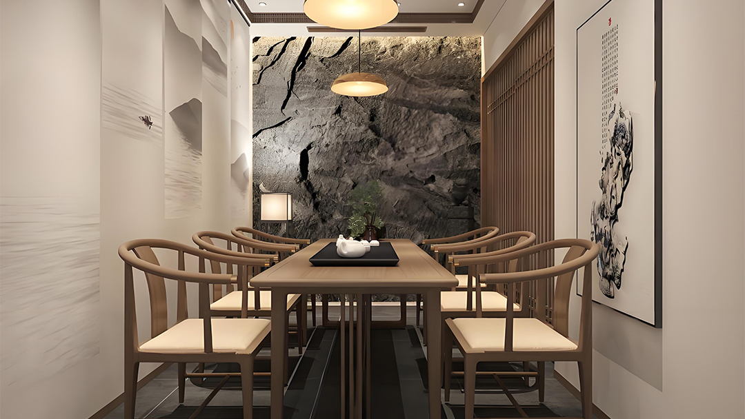 杭州现代茶会所装修设计