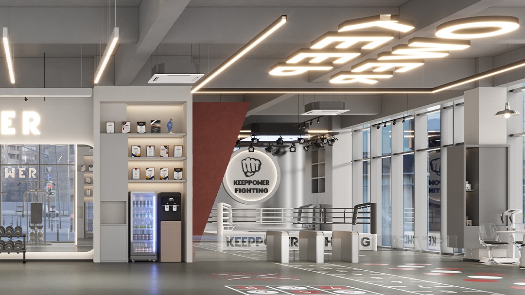 杭州工业风健身房装修设计