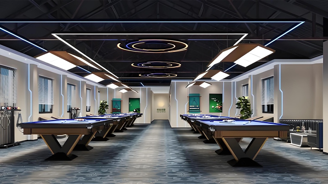 杭州网红潮流台球厅装修设计