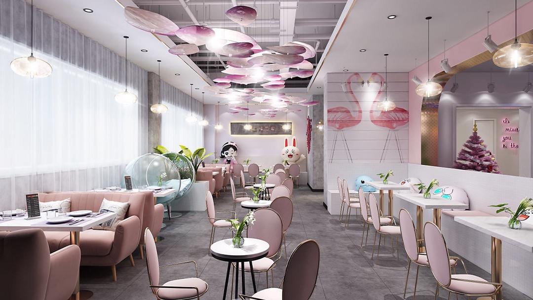 杭州治愈系烘焙店装修设计