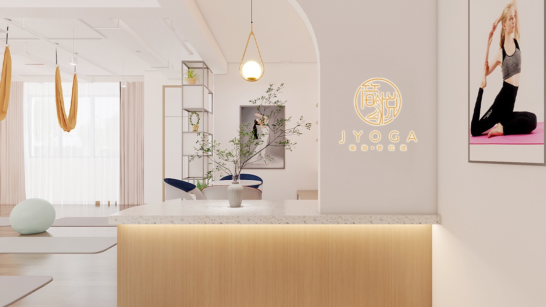 杭州瑜伽馆+健身房装修设计
