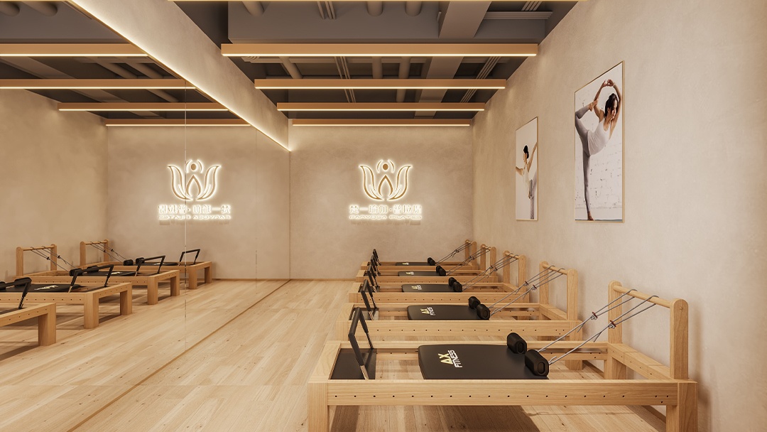 杭州简约风普拉提馆装修设计