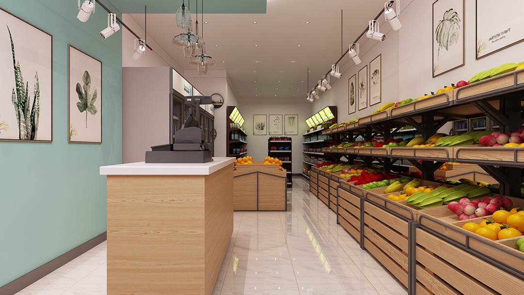 杭州社区超市装修设计