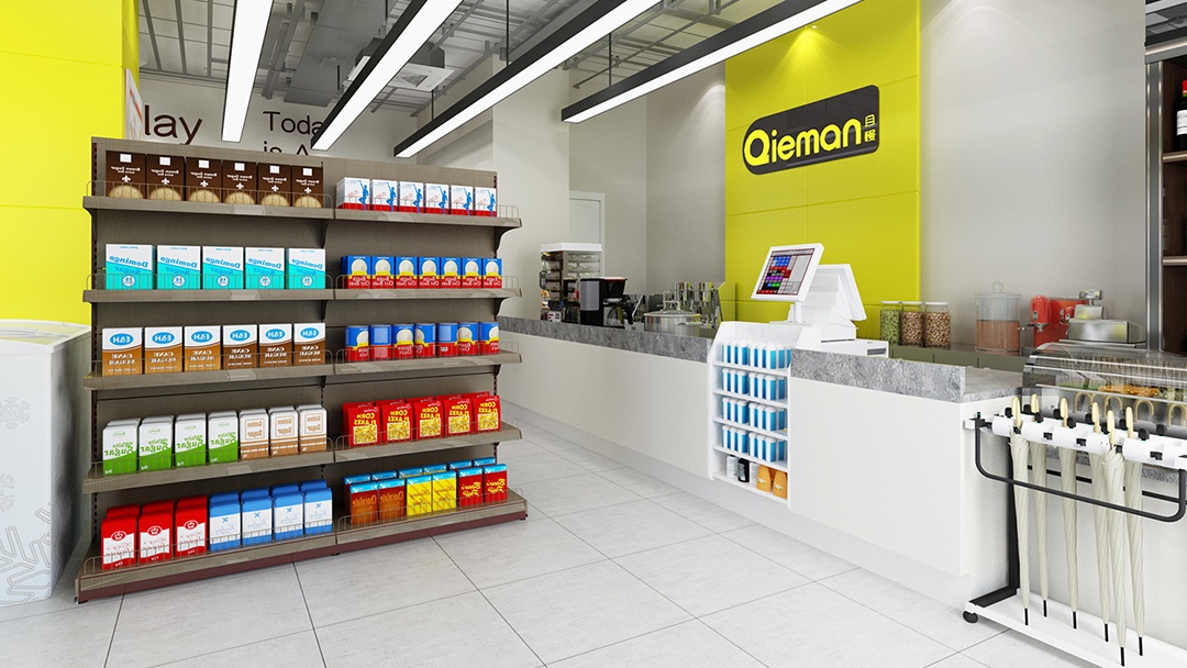 杭州进口商品超市装修设计