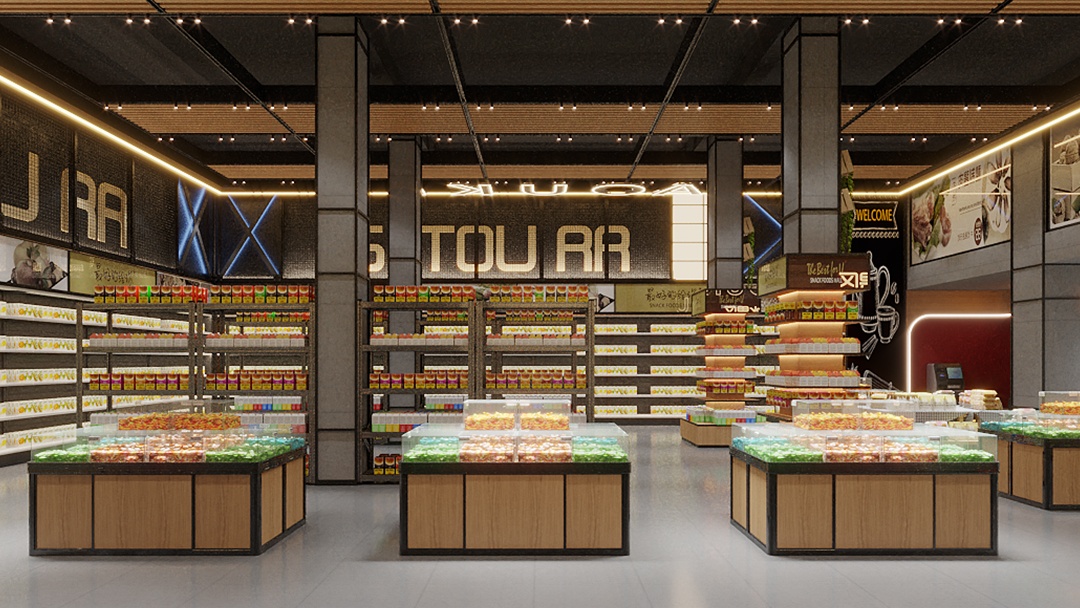 杭州大型仓储超市装修设计