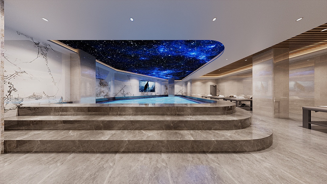 杭州现代简约风足浴空间装修设计