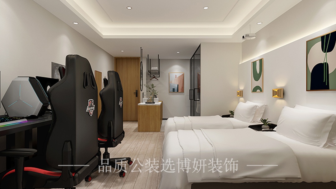 杭州年轻人首选电竞酒店装修设计