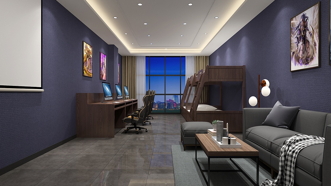 杭州电竞酒店LOFT装修设计