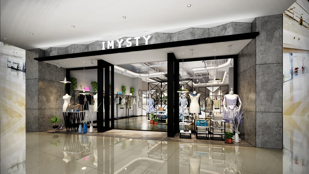 杭州工业风女装店装修设计