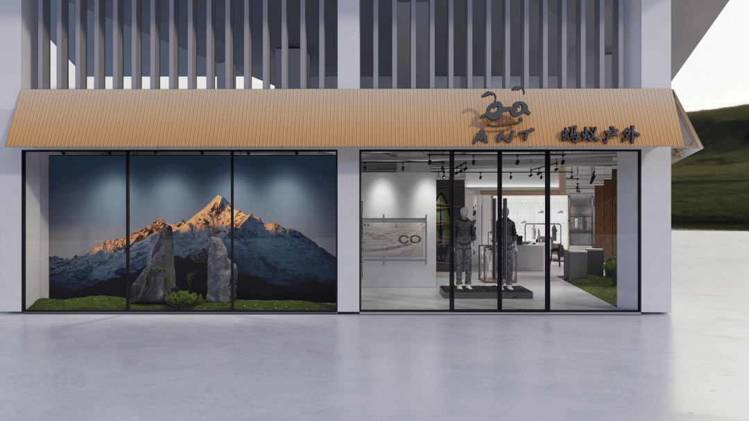 杭州运动户外用品店铺装修设计